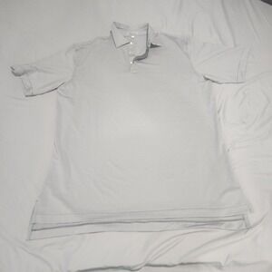 Peter Millar Men's Summer Comfort Golf Polo Shirt Striped Size L